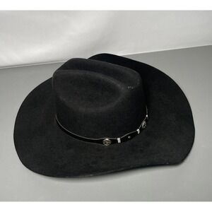 CAVENDER'S Cowboy Western Hat Black 3X Premium Wool